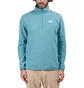 The North Face 100 Glacier 1/4 ZIP Fleece Pullover (Blau)