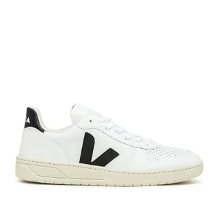 Veja V-10 Leather (Weiß / Schwarz)