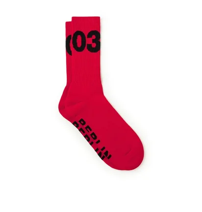 032c Big Logo Socks (Rot)