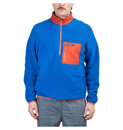 Patagonia Microdini 1/2-Zip Fleece Pullover (Blau)