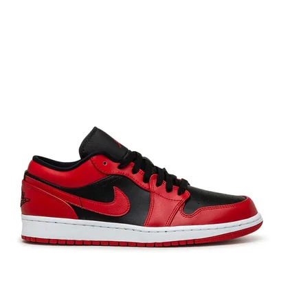 Air Jordan 1 Low 'Reverse Bred' (Rot / Schwarz)
