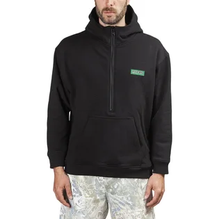 Brain Dead Half Zip Hoodie (Schwarz)