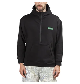 Brain Dead Half Zip Hoodie (Schwarz)