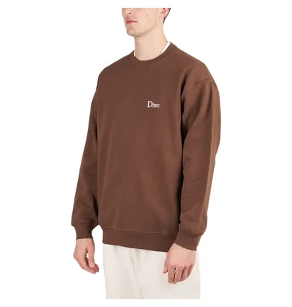 DIME Small Logo Crewneck (Braun)