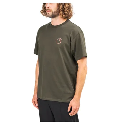 Carhartt WIP Commission Logo T-Shirt (Olive)