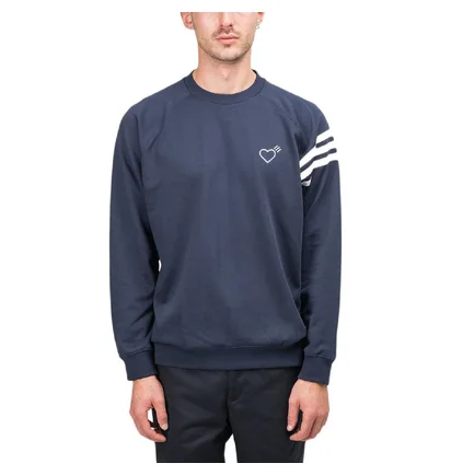 adidas X Human Made Sweatshirt (Navy / Weiß)