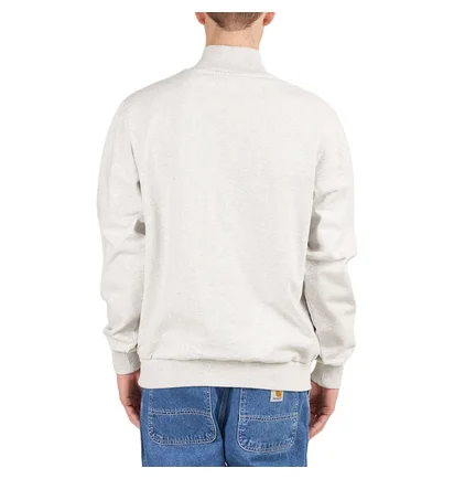 Han Kjobenhavn Half Zip Sweat (Hell Grau)
