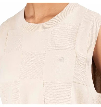Carhartt WIP W' Checker Vest Sweater (Beige)