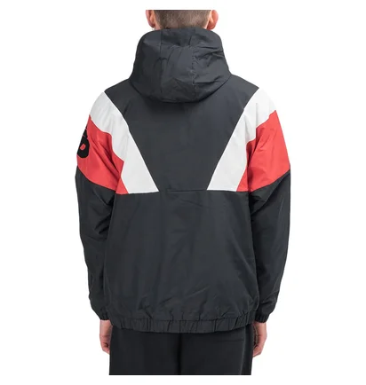 New Balance MT93539 BK Athletics Stadium Insulated Anorak (Schwarz / Weiss / Rot)