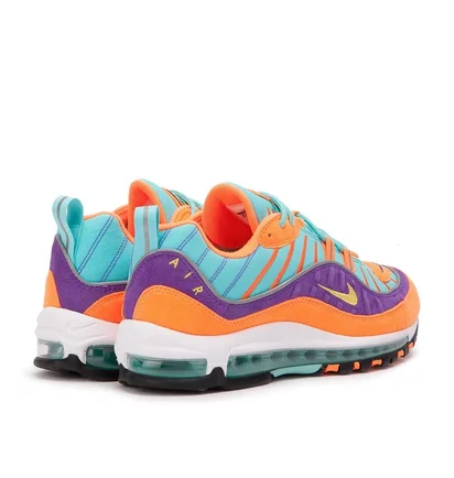 Nike Air Max 98 QS 'Cone' (Türkis / Violet / Orange)