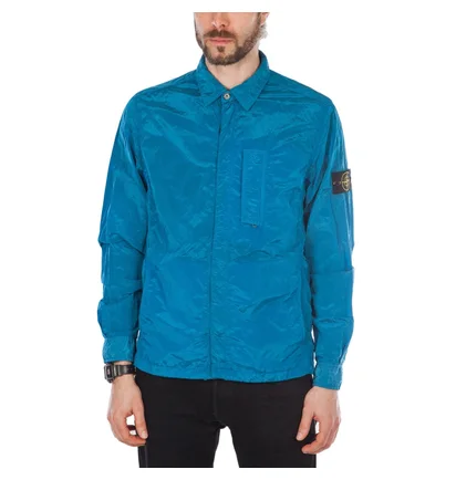 Stone Island Nylon Metal Overshirt (Cobalt)