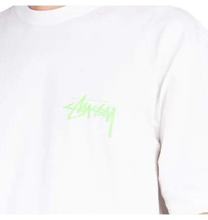 Stüssy Dance Energy Tee (Weiß / Grün)