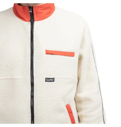Stüssy Nylon Mock Neck (Cream)