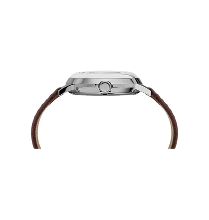 Timex Archive Marlin Automatic 40mm Leather Strap (Braun / Silber)