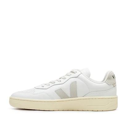 Veja V-90 O.T. Leather (Grau / Weiß)