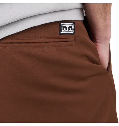 Obey Fubar Pleated Pant (Braun)