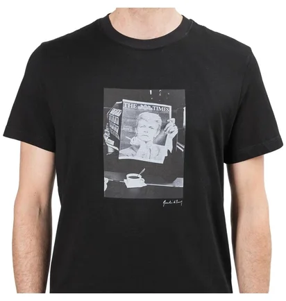 Chrystie NYC Quentin De Briey Photo T-Shirt (Schwarz)