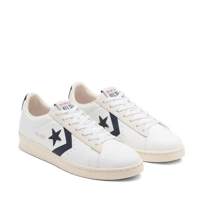 Converse Pro Leather Low Top (Weiß / Navy)