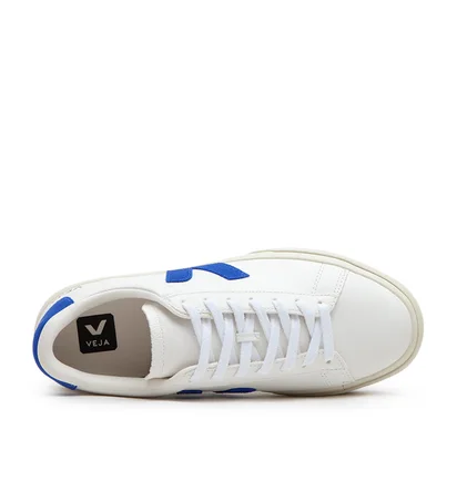 Veja Campo Chromefree Leather (Weiß / Blau)