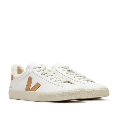 Veja Campo Winter Chromefree Leather (Weiss / Braun)