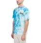 Aries Temple Tie Dye T-Shirt (Blau / Weiß)