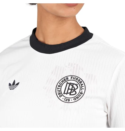 adidas WMNS DFB 125 Jahre Jersey Longsleeve (Weiss / Schwarz)