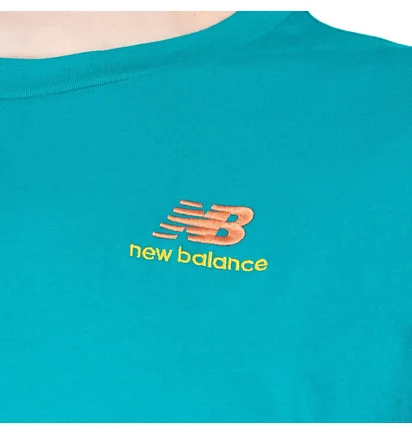 New Balance Essentials Embroidered T-Shirt (Türkis)