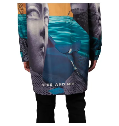 P.A.M. Lines In Time Long Coach Jacket (Multi)