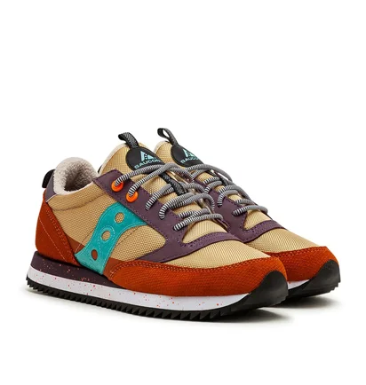 Saucony Jazz Original Peak (Tan / Orange / Türkis)
