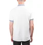 Aimé Leon Dore Monogram Stripe Collar Polo (Weiß)