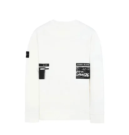 Stone Island Drone Three Sweatshirt (Weiß)