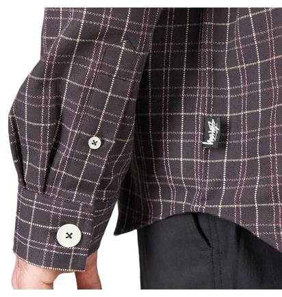 Stüssy Big Button Plaid LS Shirt (Multi)