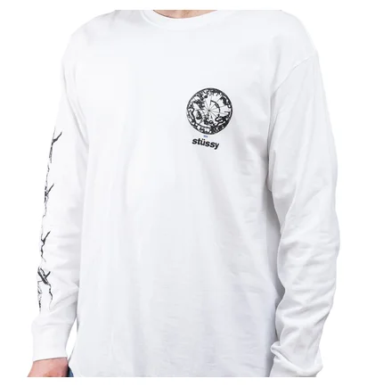 Stüssy Spirit Guide LS Tee (Weiß)