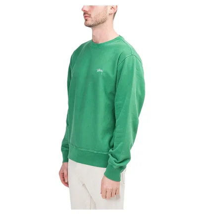 Stüssy Stock Logo Crewneck (Grün)