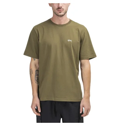 Stüssy Stock S/SL Crew (Olive)