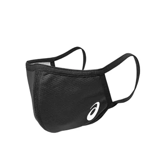 Asics Sportstyle Face Cover Logo Mask (Schwarz)