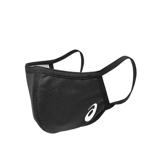 Asics Sportstyle Face Cover Logo Mask (Schwarz)
