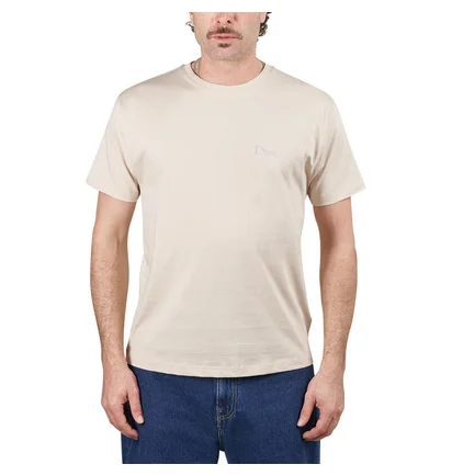 Dime Classic Small Logo T-Shirt (Beige)