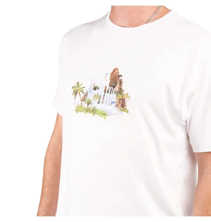 Dime Classic Waterfall T-Shirt (Weiß)