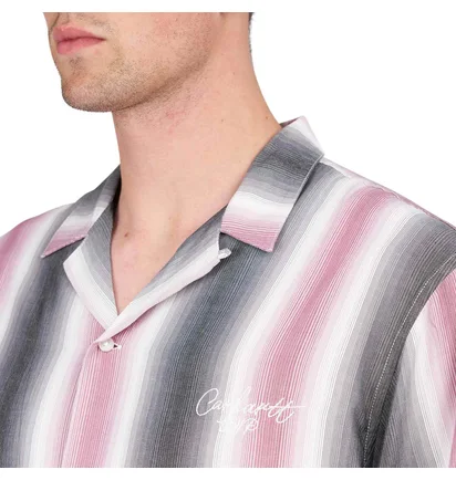 Carhartt WIP S/S Dashner Shirt (Grau / Pink)