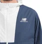 New Balance Athletics Full Zip Jacket (Navy / Weiß)
