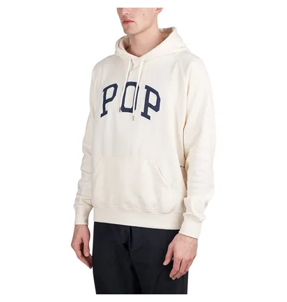 Pop Trading Company Arch Hooded Sweat (Beige)