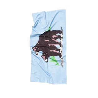 Carne Bollente Kiss! Allover Towel (Blau)