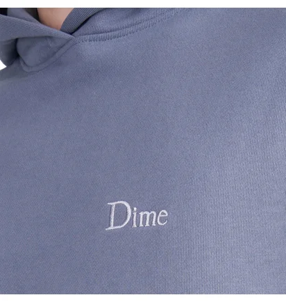 Dime Classic Small Logo Hoodie (Grau)