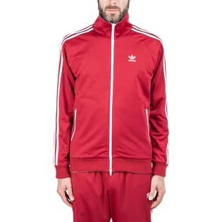 adidas x Human Made Firebird Track Jacket (Rot / Grau)