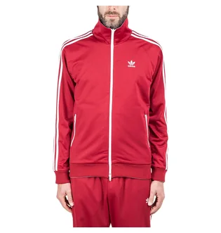 adidas x Human Made Firebird Track Jacket (Rot / Grau)