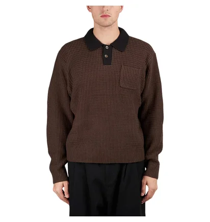 Obey Danny Polo Sweater (Braun)