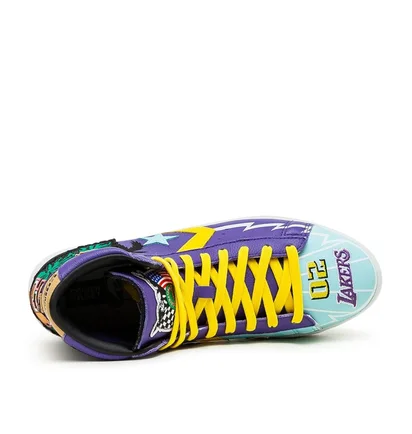 Converse x Chinatown Market 'Lakers Championship Jacket' Pro Leather Hi (Lila)
