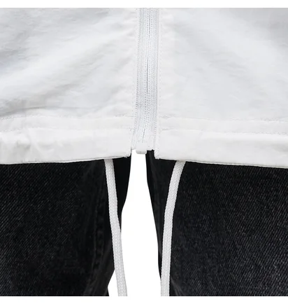 Reebok x Melody Ehsani Windbreaker Longline (Weiß / Schwarz)