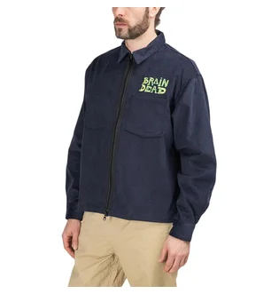 Brain Dead Mushroom Corduroy Jacket (Navy)